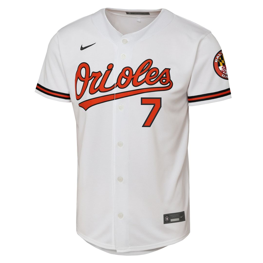 Baltimore Orioles Jackson Holliday Nike Youth Alternate 2 Stadium Player Jersey - Orange