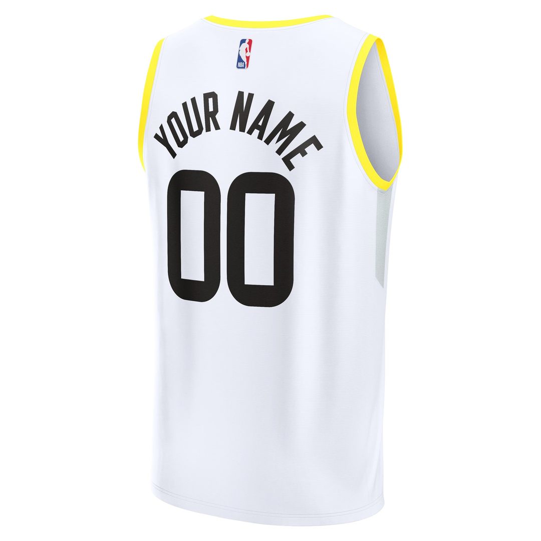 Utah Jazz Fanatics Fast Break Custom Replica Jersey - Association Edition - White