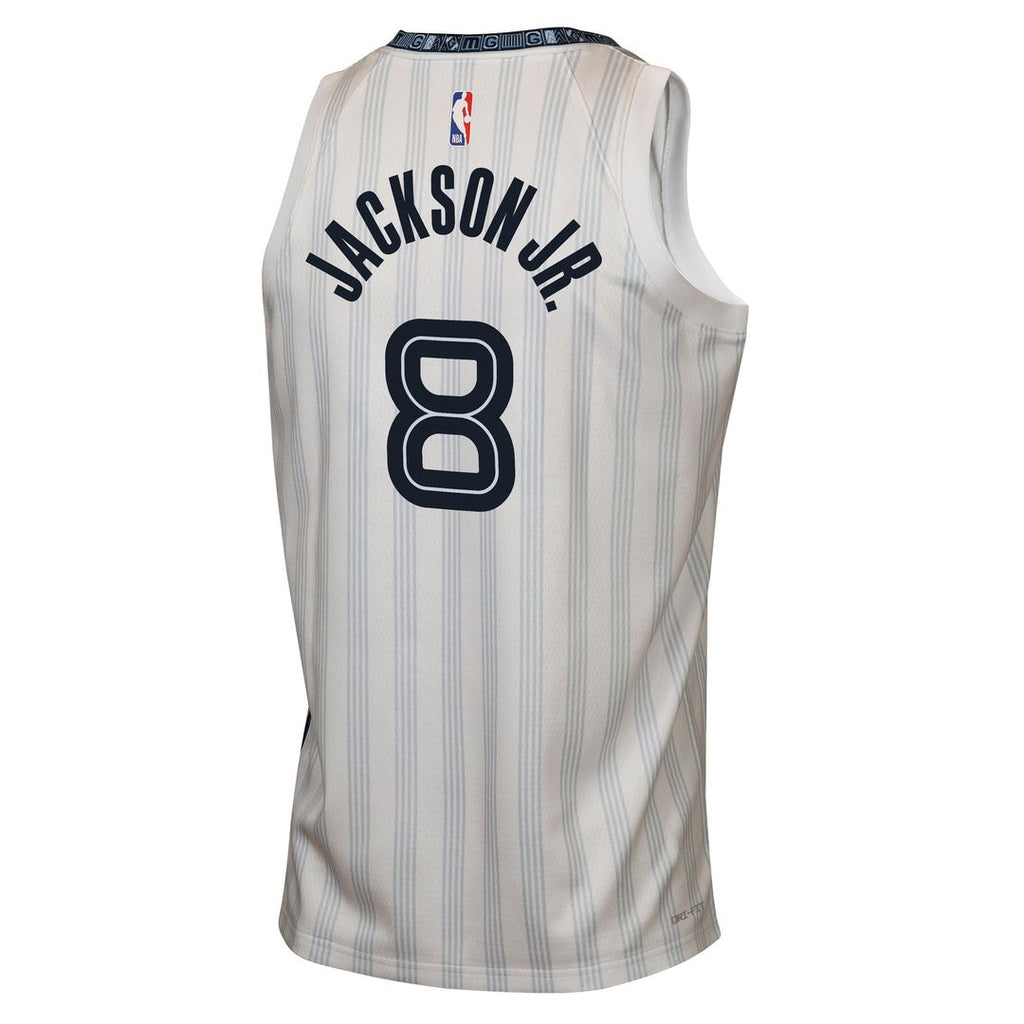 Memphis Grizzlies Jaren Jackson Jr. Nike Youth 2025/26 City Edition Swingman Jersey - White