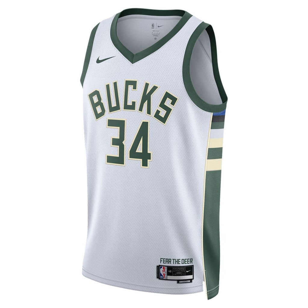 Milwaukee Bucks Giannis Antetokounmpo Nike Unisex Swingman Jersey - Icon Edition - Hunter Green