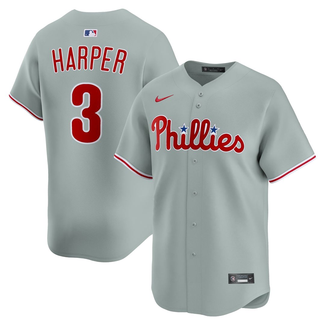 Philadelphia Phillies Bryce Harper Nike Home Limited Player Jersey - White