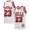 Chicago Bulls Michael Jordan Mitchell & Ness Youth 1997/98 Hardwood Classics Authentic Jersey - White