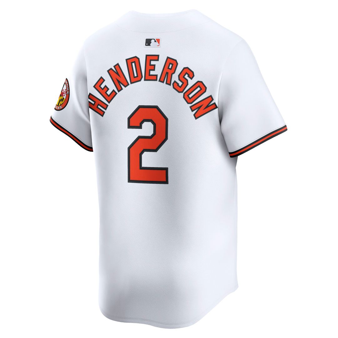 Baltimore Orioles Gunnar Henderson Nike Road Limited Player Jersey - Gray