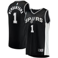 San Antonio Spurs Victor Wembanyama Fanatics Fast Break Replica Jersey - Icon Edition - Black