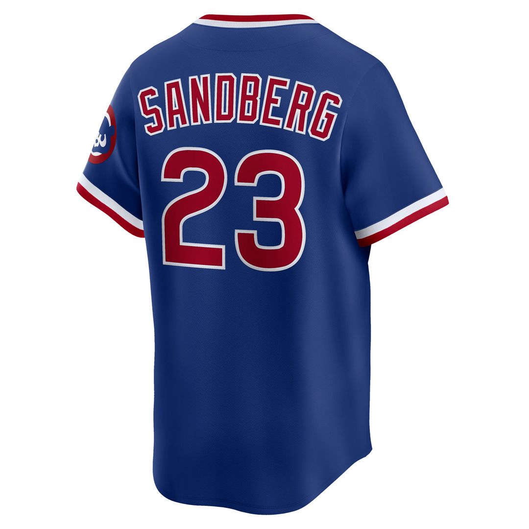 Chicago Cubs Ryne Sandberg Nike Throwback Cooperstown Limited Jersey - White