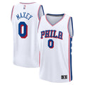 Philadelphia 76ers Tyrese Maxey Fanatics Fast Break Replica Player Jersey - Association Edition - White