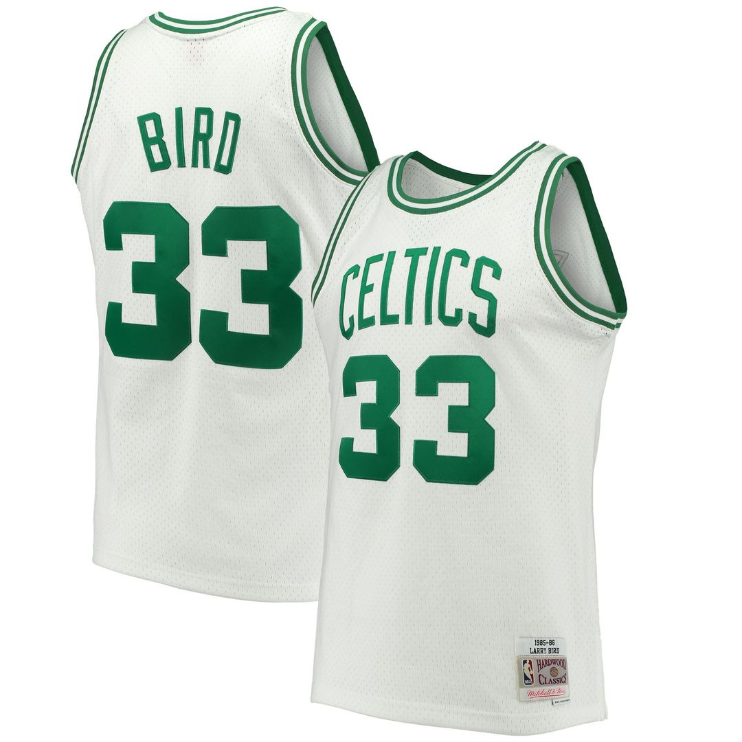 Boston Celtics Larry Bird Mitchell & Ness Hardwood Classics Swingman Jersey - Kelly Green