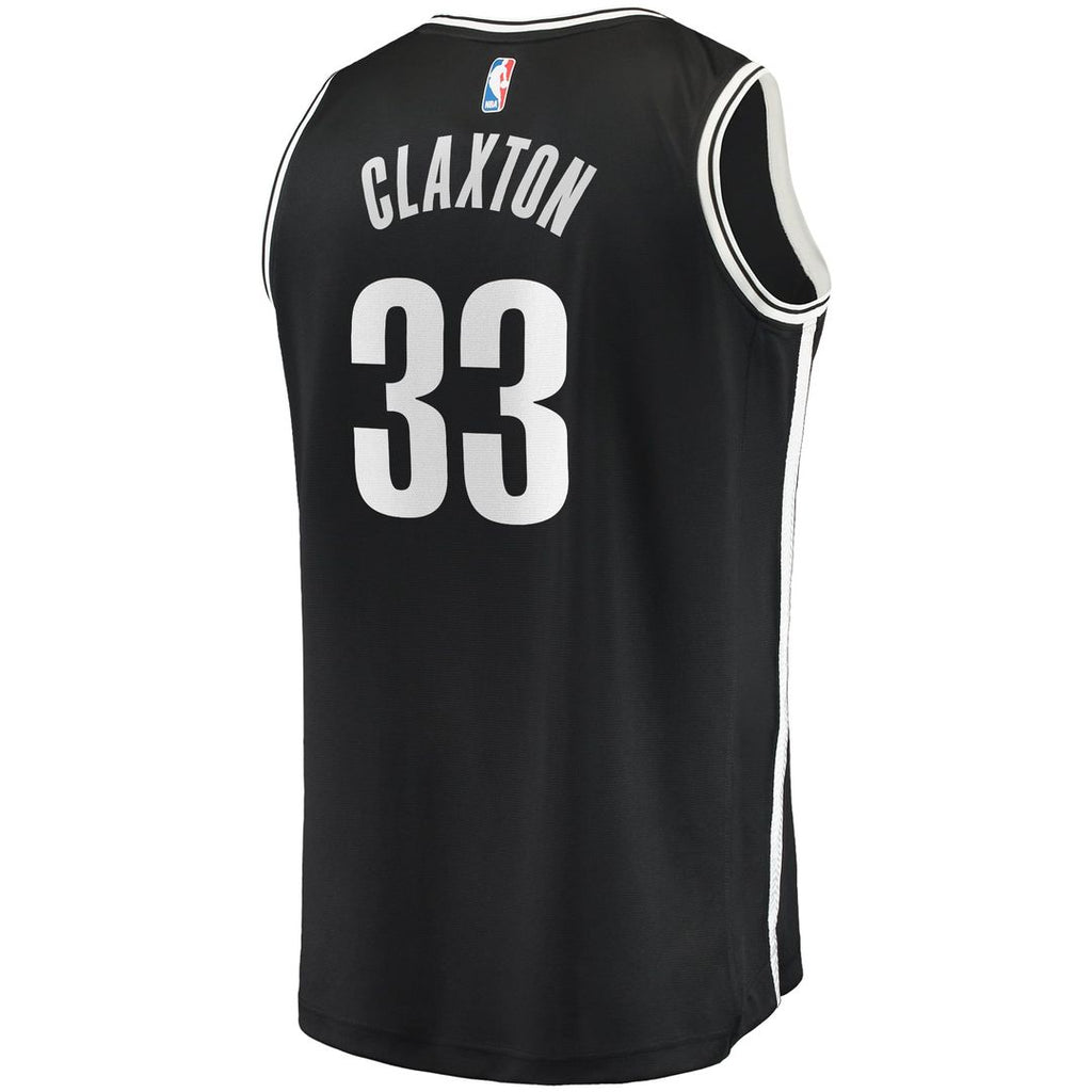 Brooklyn Nets Nicolas Claxton Fanatics Fast Break Player Jersey - Icon Edition - Black