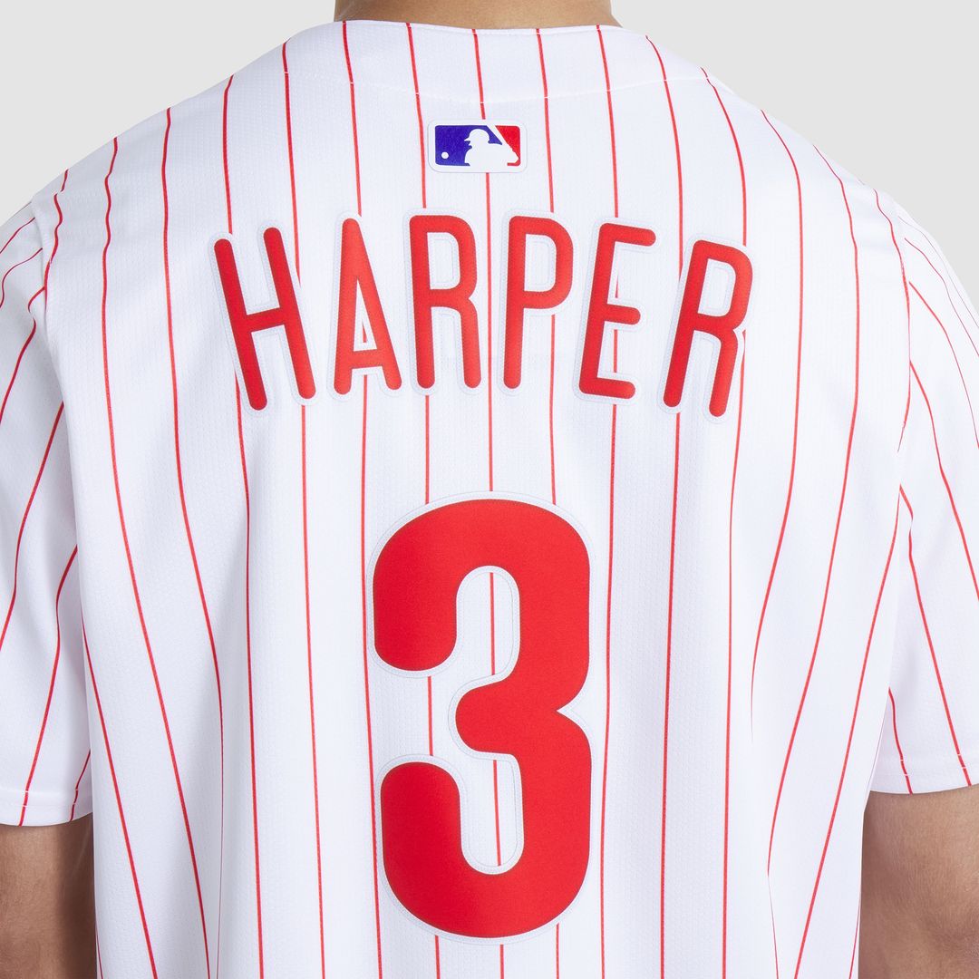 Philadelphia Phillies Bryce Harper Nike Road Limited Player Jersey - Gray