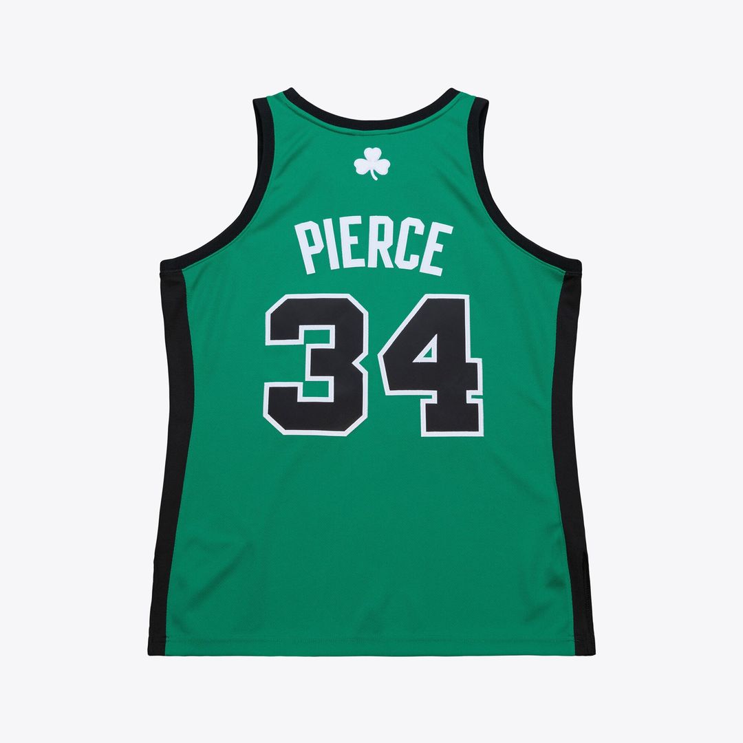Boston Celtics Paul Pierce Mitchell & Ness 2007 - 08 Hardwood Classics Authentic Jersey - Kelly Green