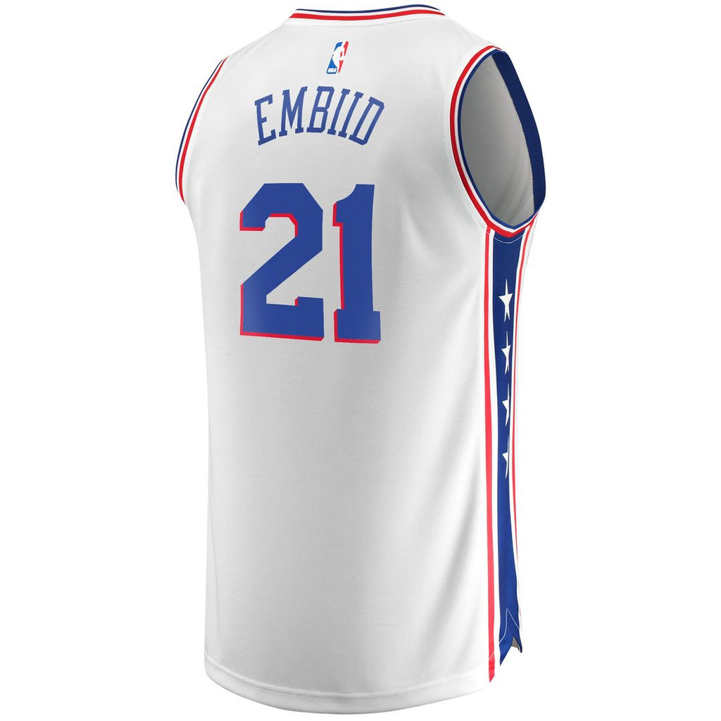 Philadelphia 76ers Joel Embiid Fanatics Fast Break Replica Player Jersey - Icon Edition - Royal
