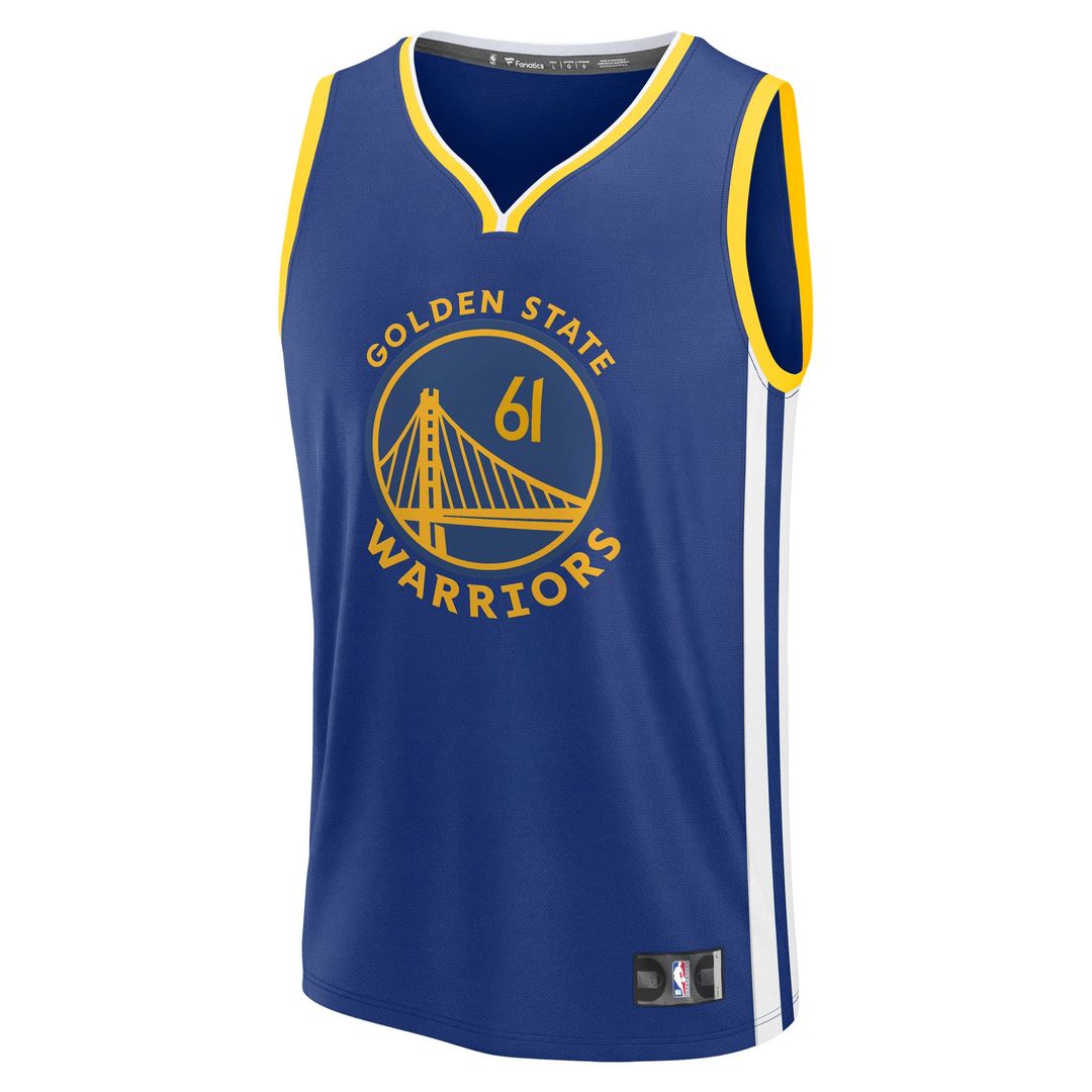 Golden State Warriors Pat Spencer Fanatics Fast Break Replica Player Jersey - Icon Edition - Royal