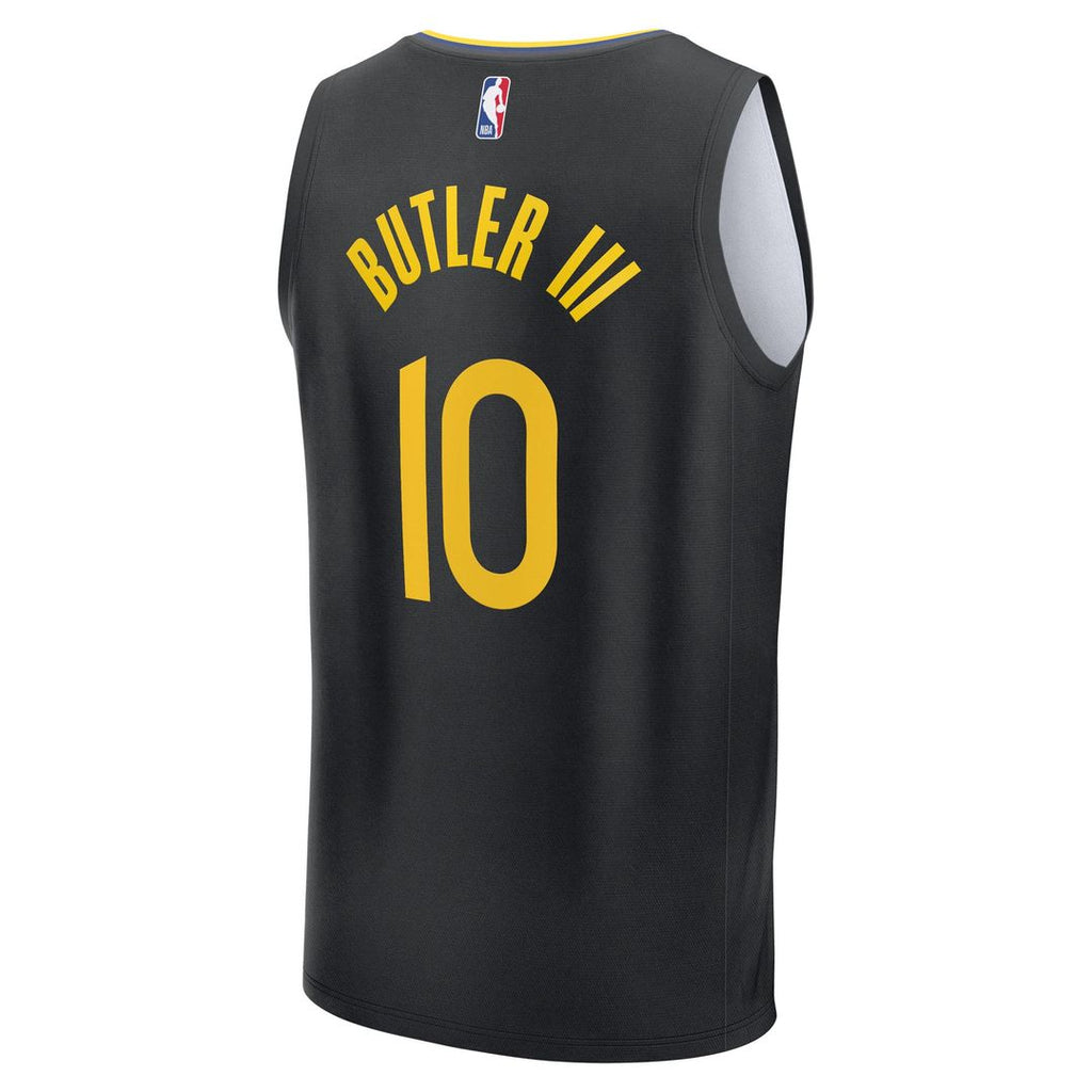 Golden State Warriors Jimmy Butler III Fanatics Fast Break Replica Player Jersey - Statement Edition - Black