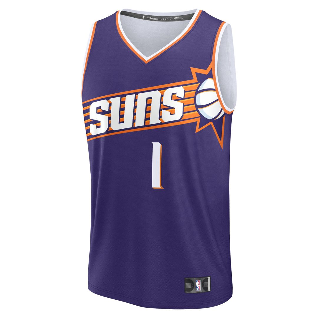 Phoenix Suns Devin Booker Fanatics Fast Break Replica Jersey - Icon Edition - Purple