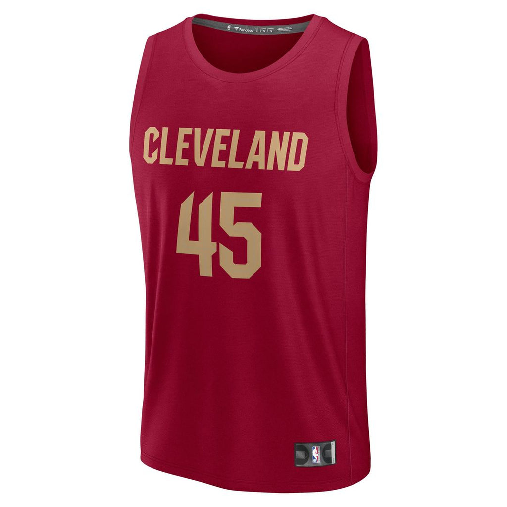 Cleveland Cavaliers Donovan Mitchell Fanatics Fast Break Replica Player Jersey - Icon Edition - Wine