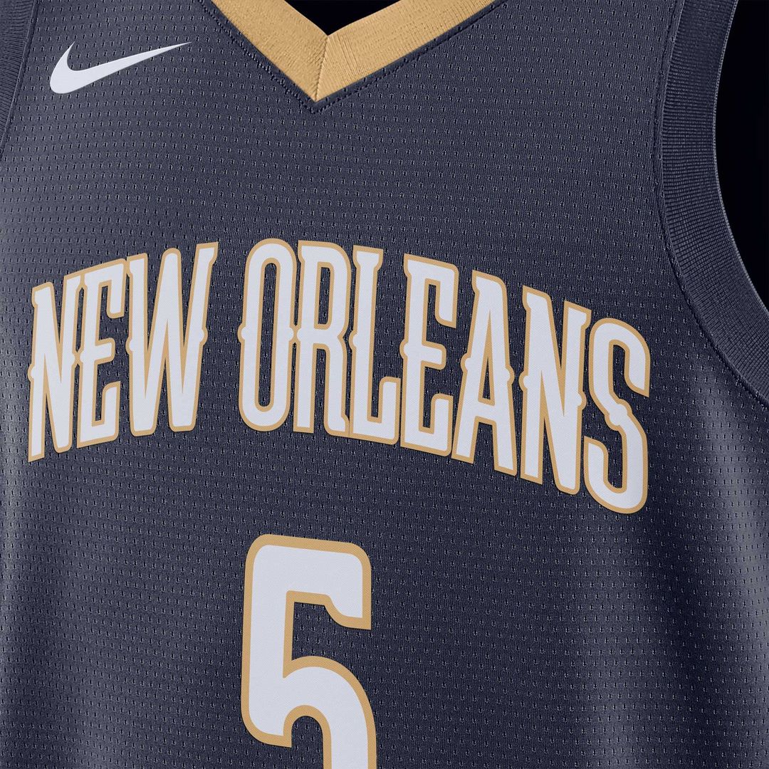 New Orleans Pelicans Dejounte Murray Nike Unisex 2024 Offseason Addition Nike Swingman Jersey - Navy