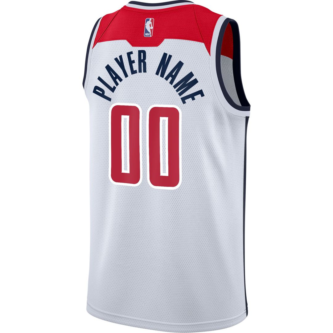 Washington Wizards Nike 2020/21 Swingman Custom Jersey - Association Edition - White