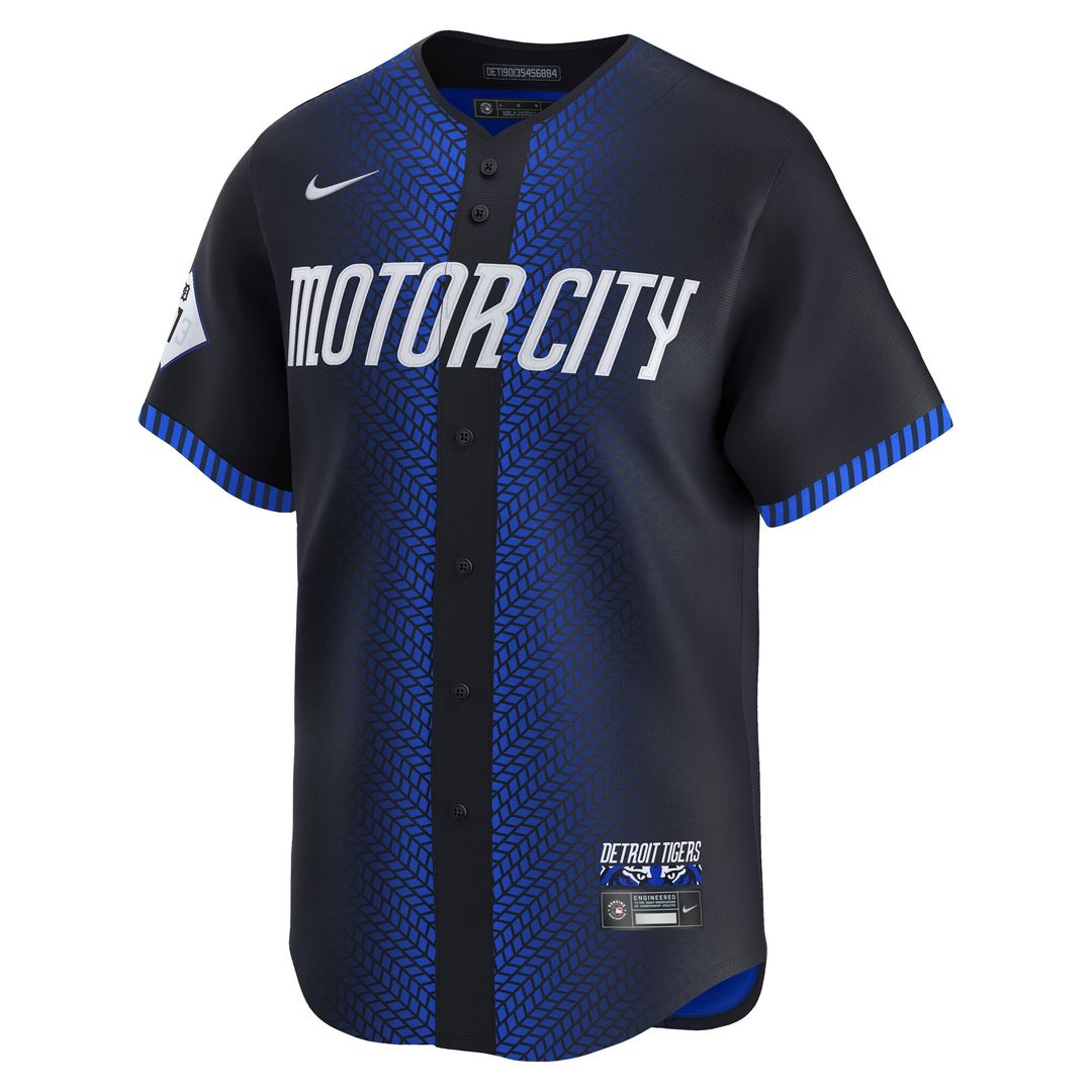 Detroit Tigers Tarik Skubal Nike City Connect Limited Jersey - Navy