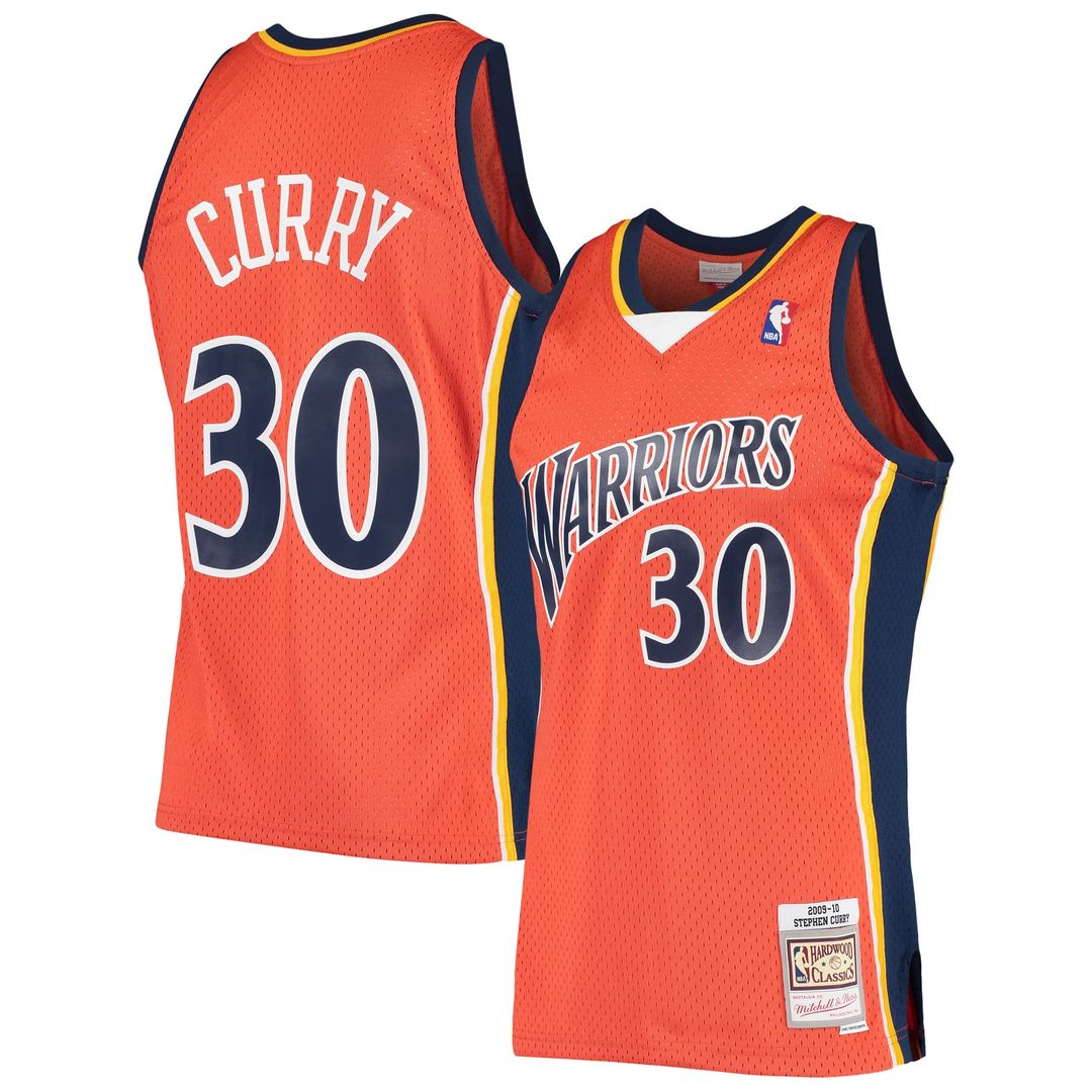 Golden State Warriors Stephen Curry Mitchell & Ness Hardwood Classics Swingman Jersey - White