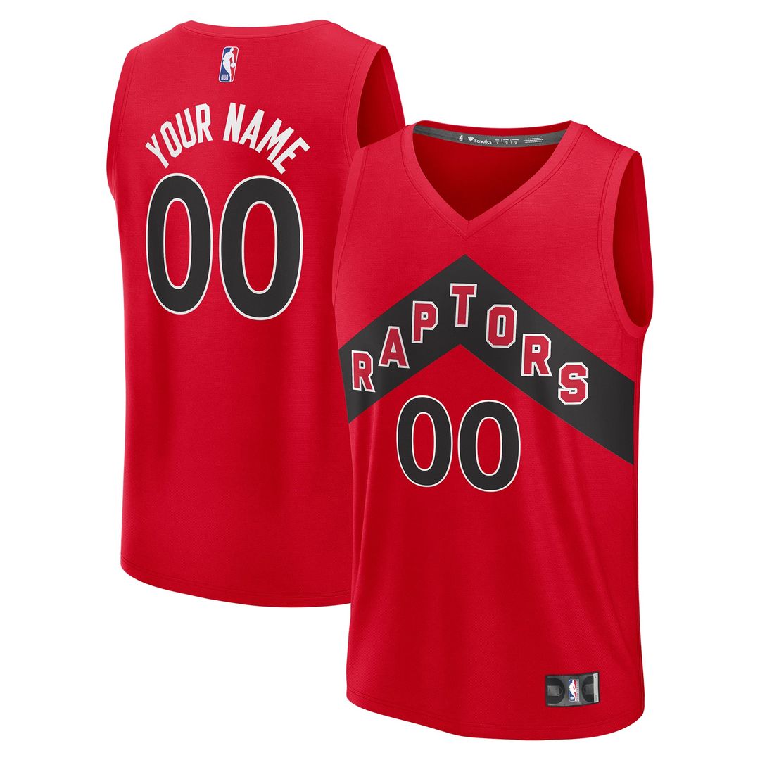 Toronto Raptors Fanatics Fast Break Custom Jersey - Icon Edition - Red