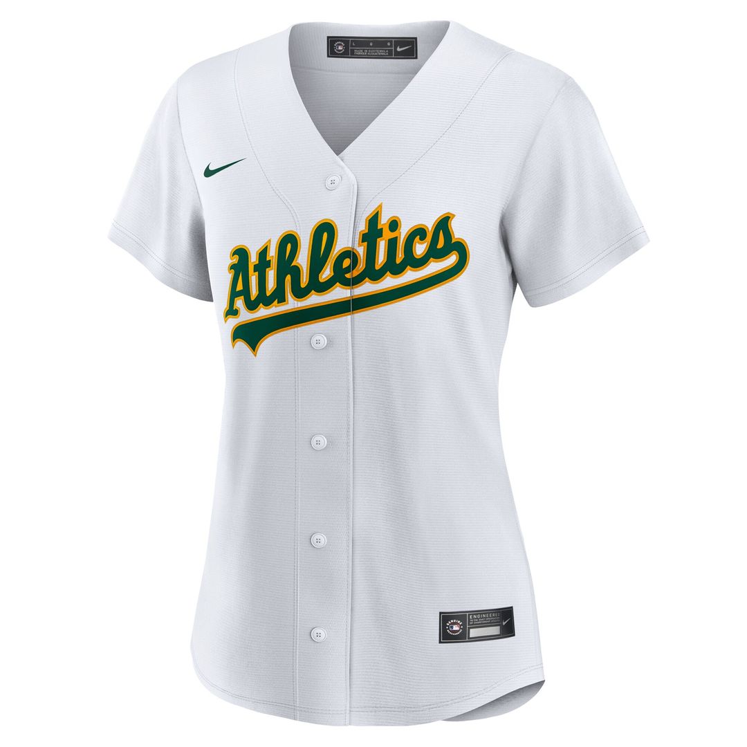 Athletics Shea Langeliers Nike Women's Home Replica Jersey - White