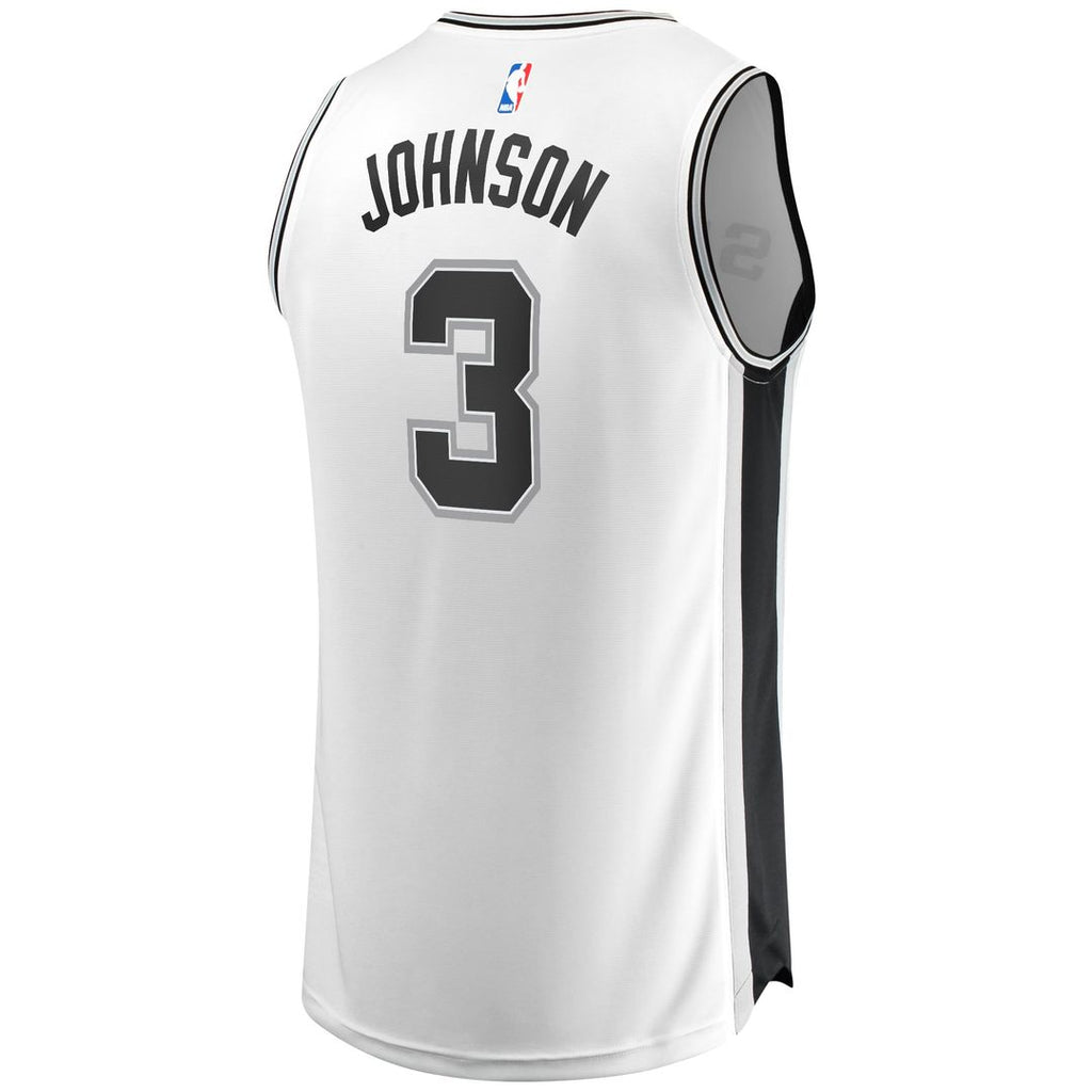 San Antonio Spurs Keldon Johnson Fanatics Fast Break Association Jersey - White