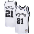San Antonio Spurs Tim Duncan Mitchell & Ness 1998/99 Hardwood Classics Swingman Jersey - White