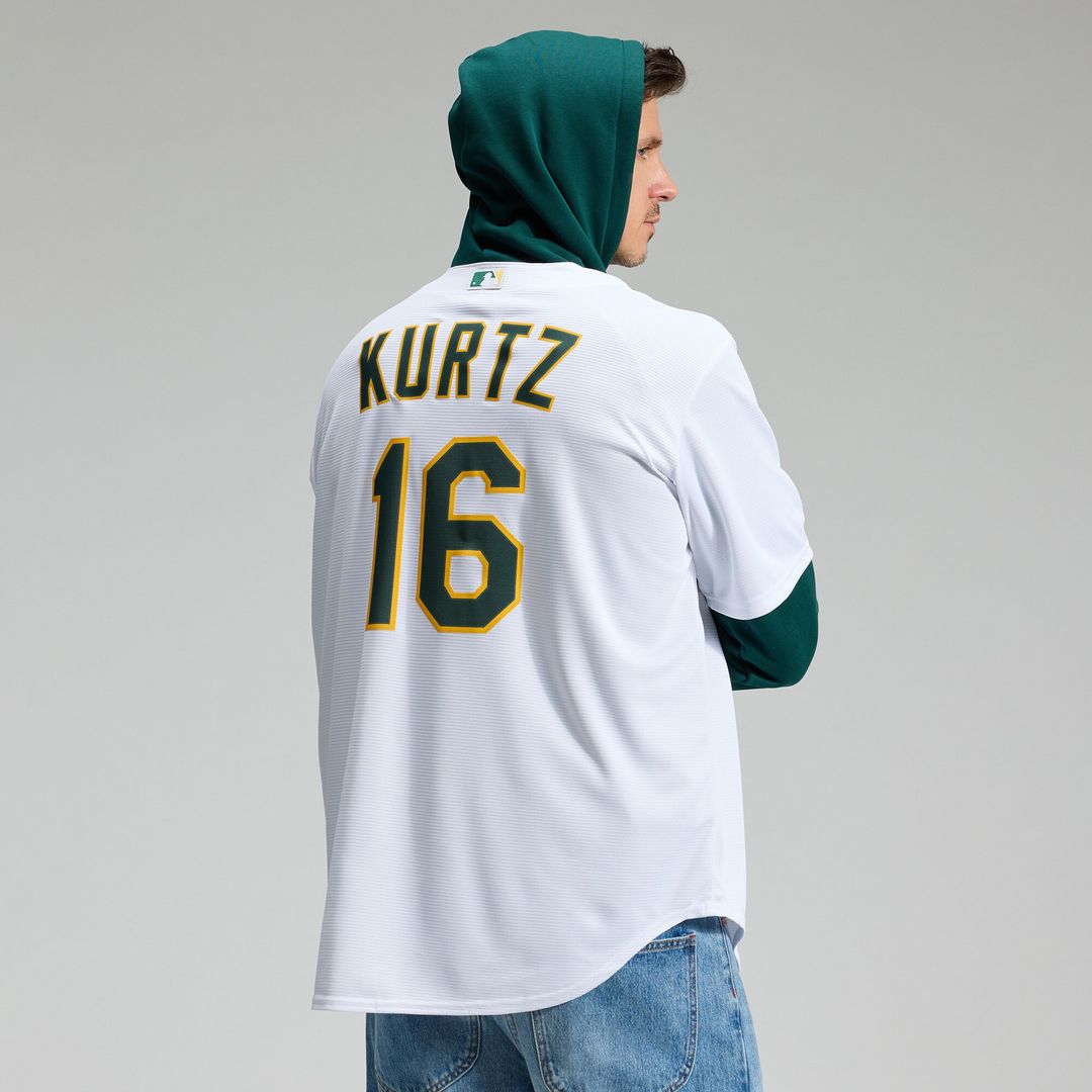 Athletics Nick Kurtz Nike Home Replica Jersey - White