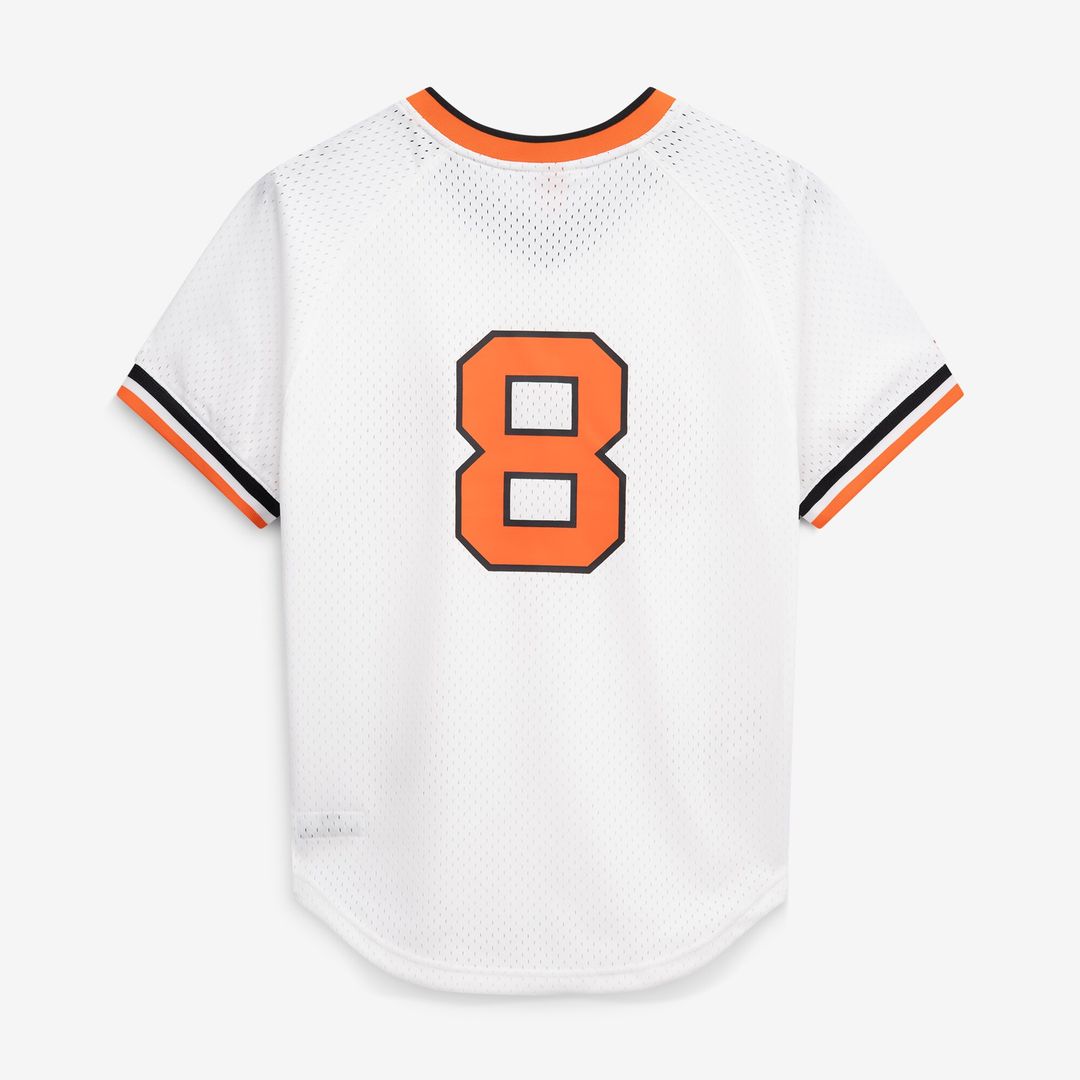 Baltimore Orioles Cal Ripken Jr. Mitchell & Ness Authentic Batting Practice Jersey - White