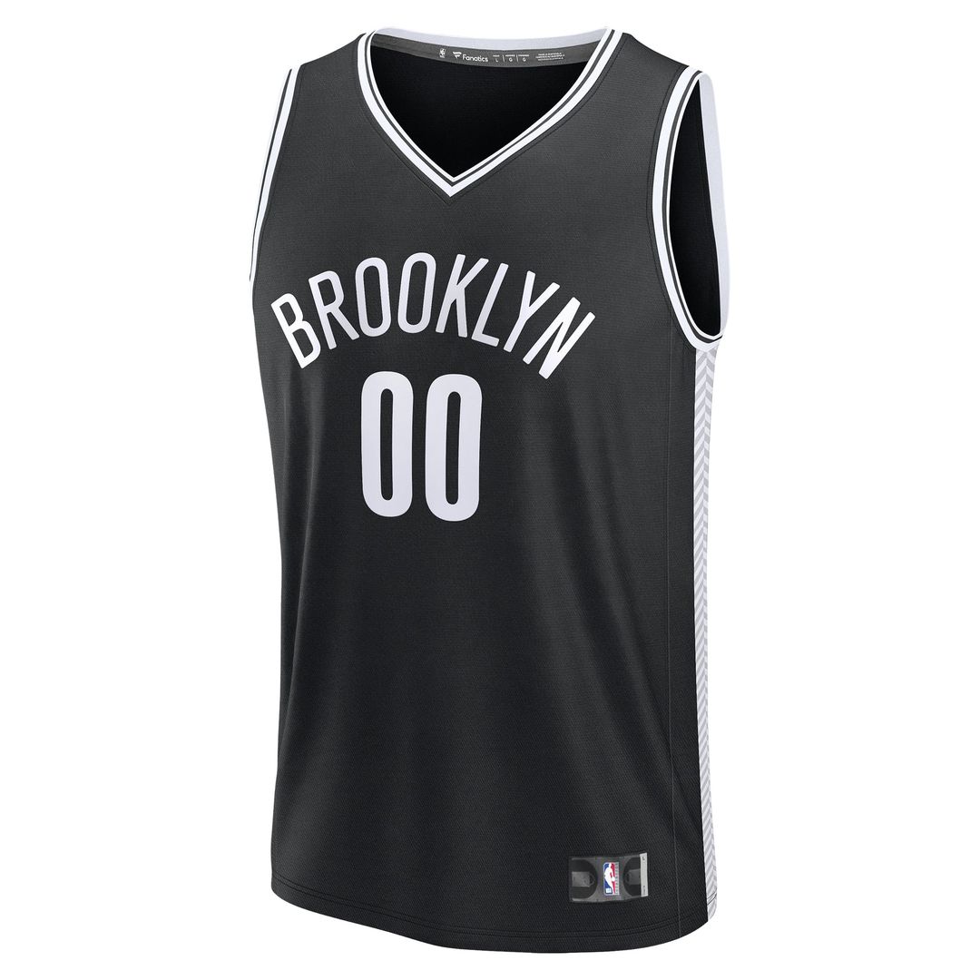 Brooklyn Nets Fanatics Fast Break Custom Jersey - Icon Edition - Black