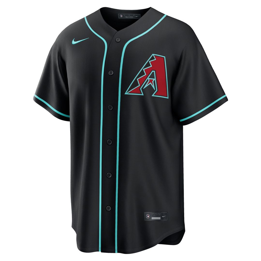 Arizona Diamondbacks Corbin Carroll Nike Alternate Replica Jersey - Black