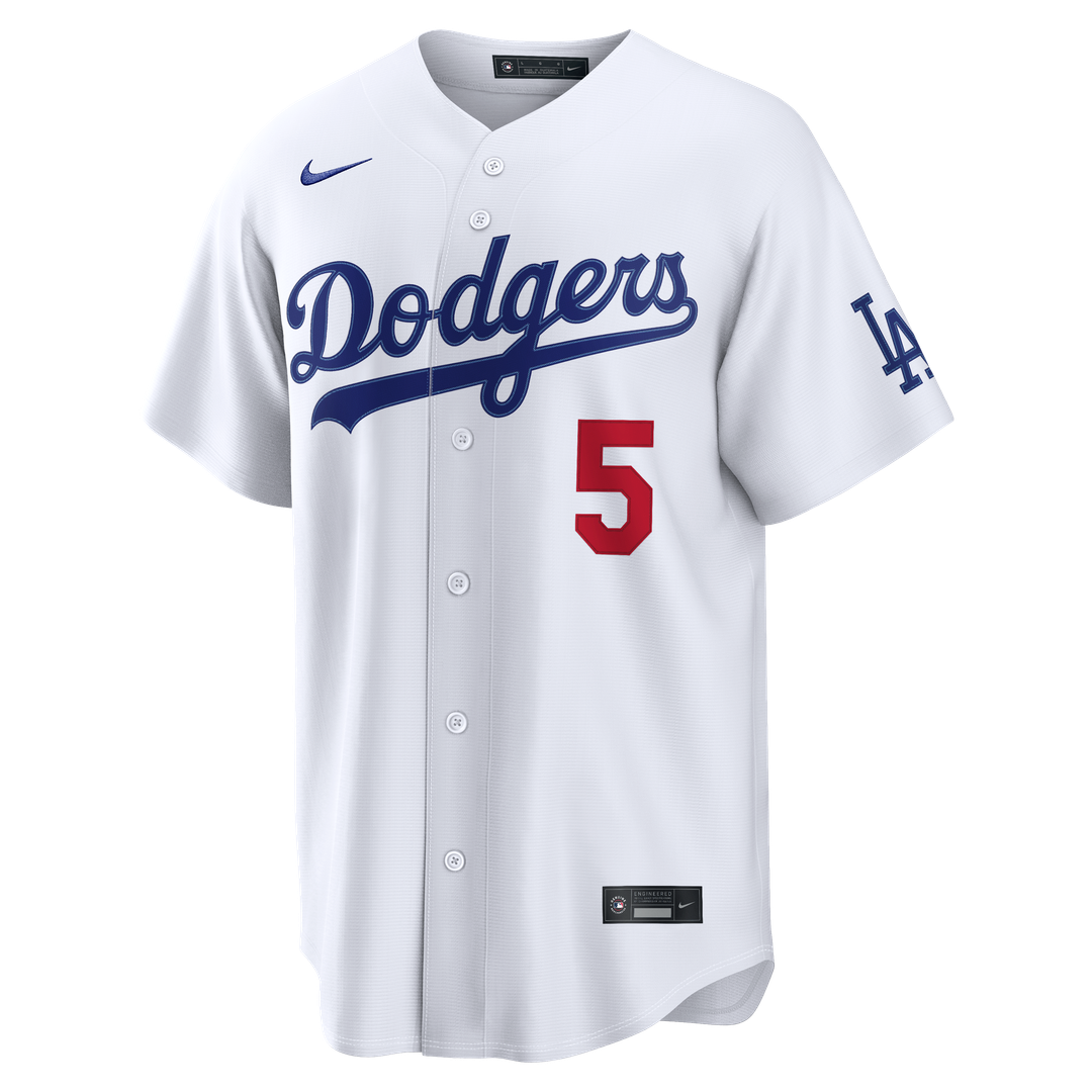 Los Angeles Dodgers Freddie Freeman Nike Home Stadium Jersey - White