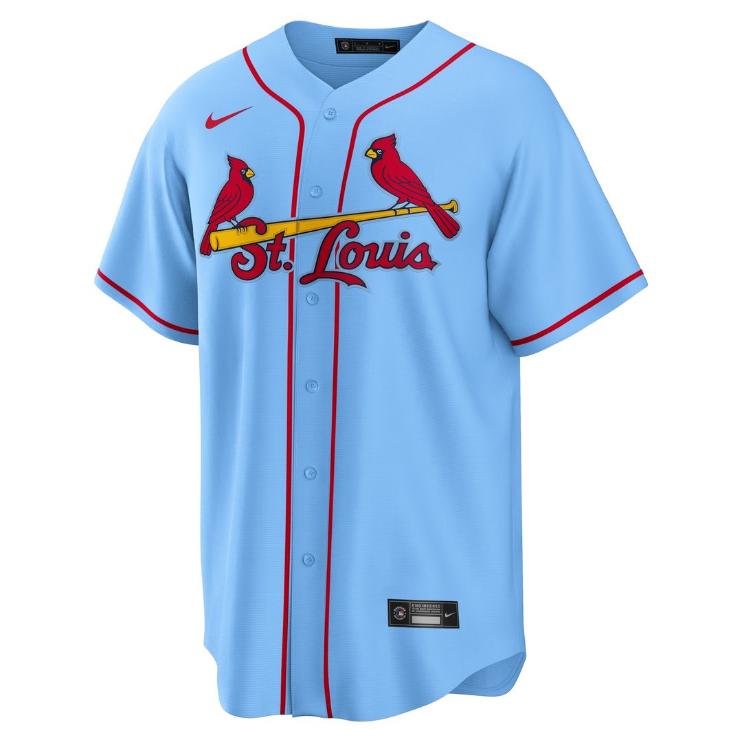 St. Louis Cardinals Lars Nootbaar Nike Alternate Replica Jersey - Light Blue