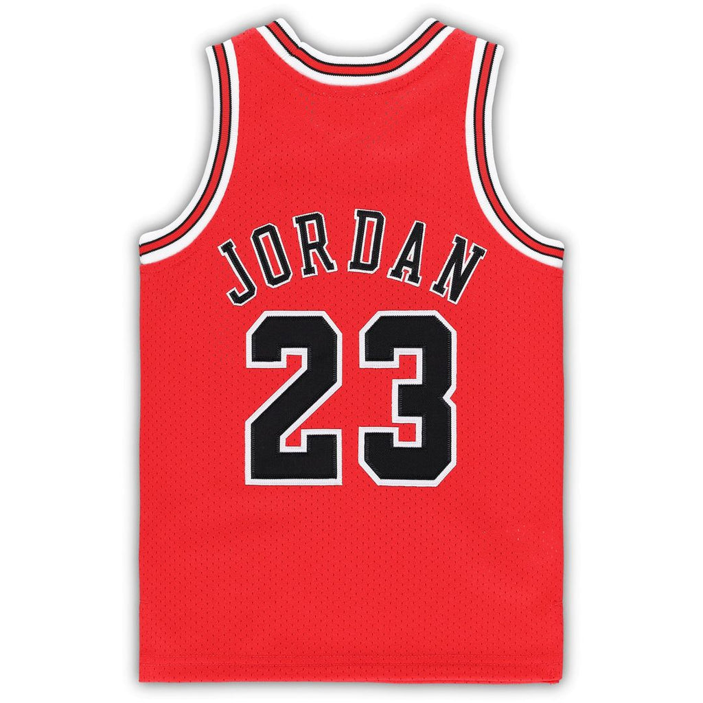 Chicago Bulls Michael Jordan Mitchell & Ness Toddler 1996/97 Hardwood Classics Authentic Jersey - Black