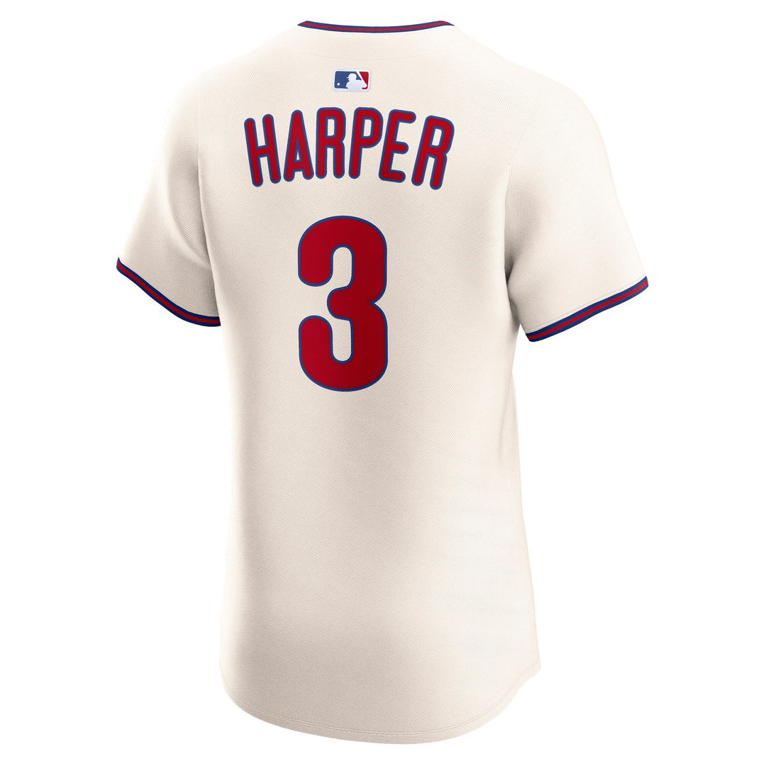 Philadelphia Phillies Bryce Harper Nike Alternate Elite Jersey - Light Blue