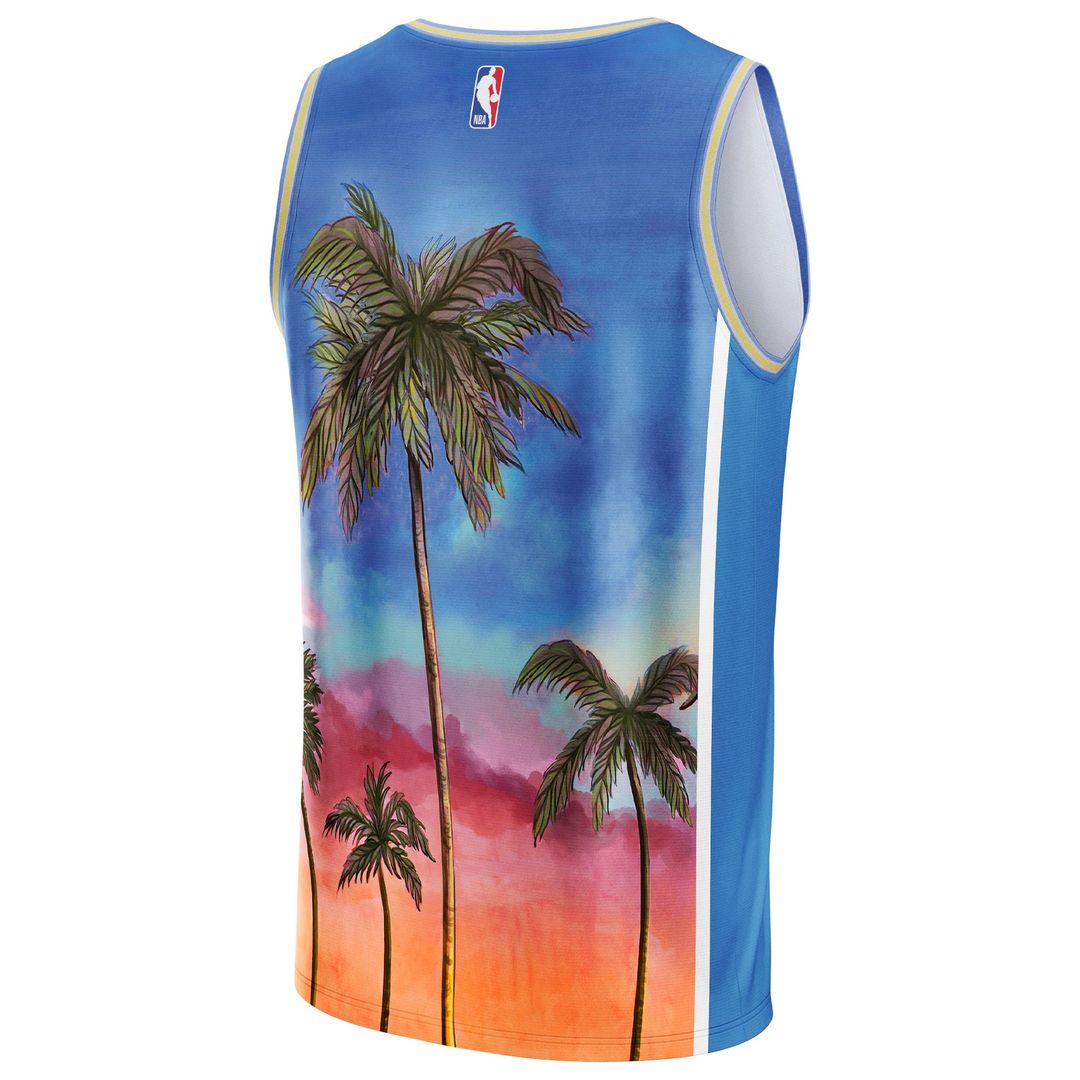 Miami Heat NBA & KidSuper Studios by Fanatics Unisex Hometown Jersey - Blue