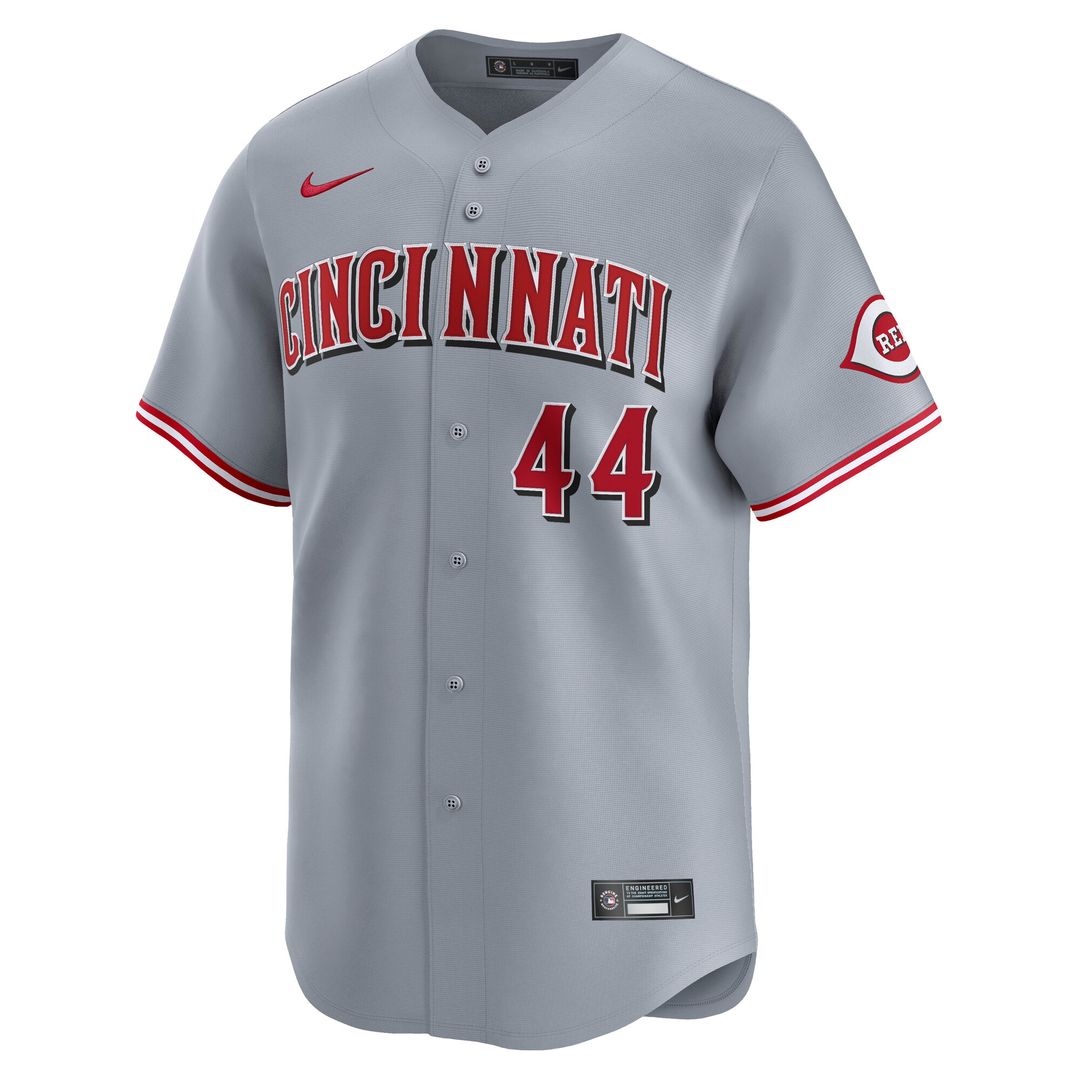 Cincinnati Reds Elly De La Cruz Nike Road Limited Player Jersey - Gray