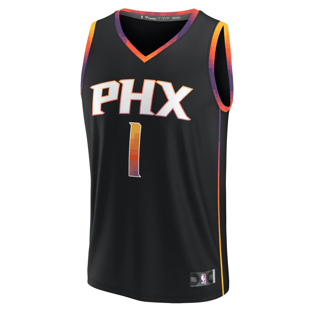 Phoenix Suns Devin Booker Fanatics Youth Fast Break Player Jersey - Statement Edition - Black