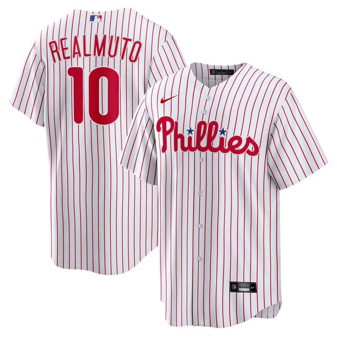 Philadelphia Phillies JT Realmuto Nike Home Replica Player Name Jersey - White