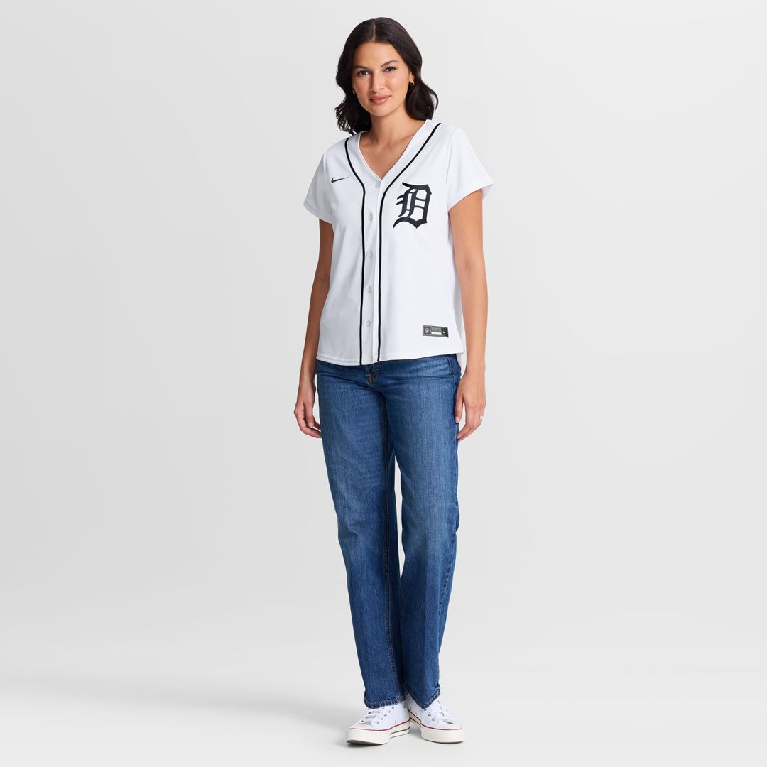 Detroit Tigers Gleyber Torres Nike Women's Home Replica Jersey - White