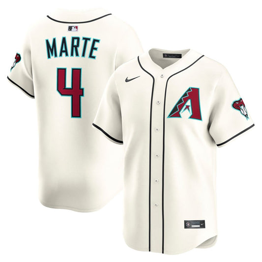 Arizona Diamondbacks Ketel Marte Nike Home Limited Player Jersey - Cream