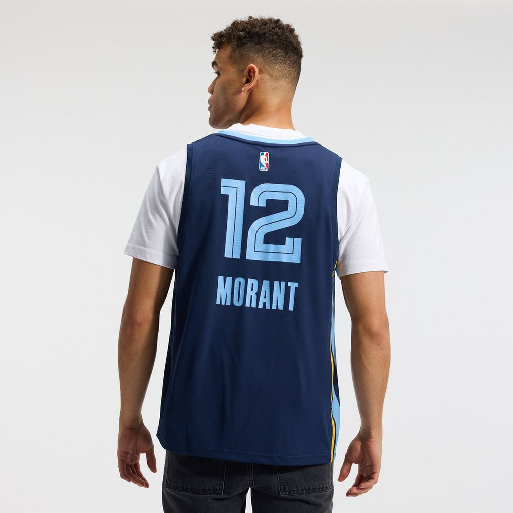 Memphis Grizzlies Ja Morant Fanatics Fast Break Replica Player Jersey - Icon Edition - Navy