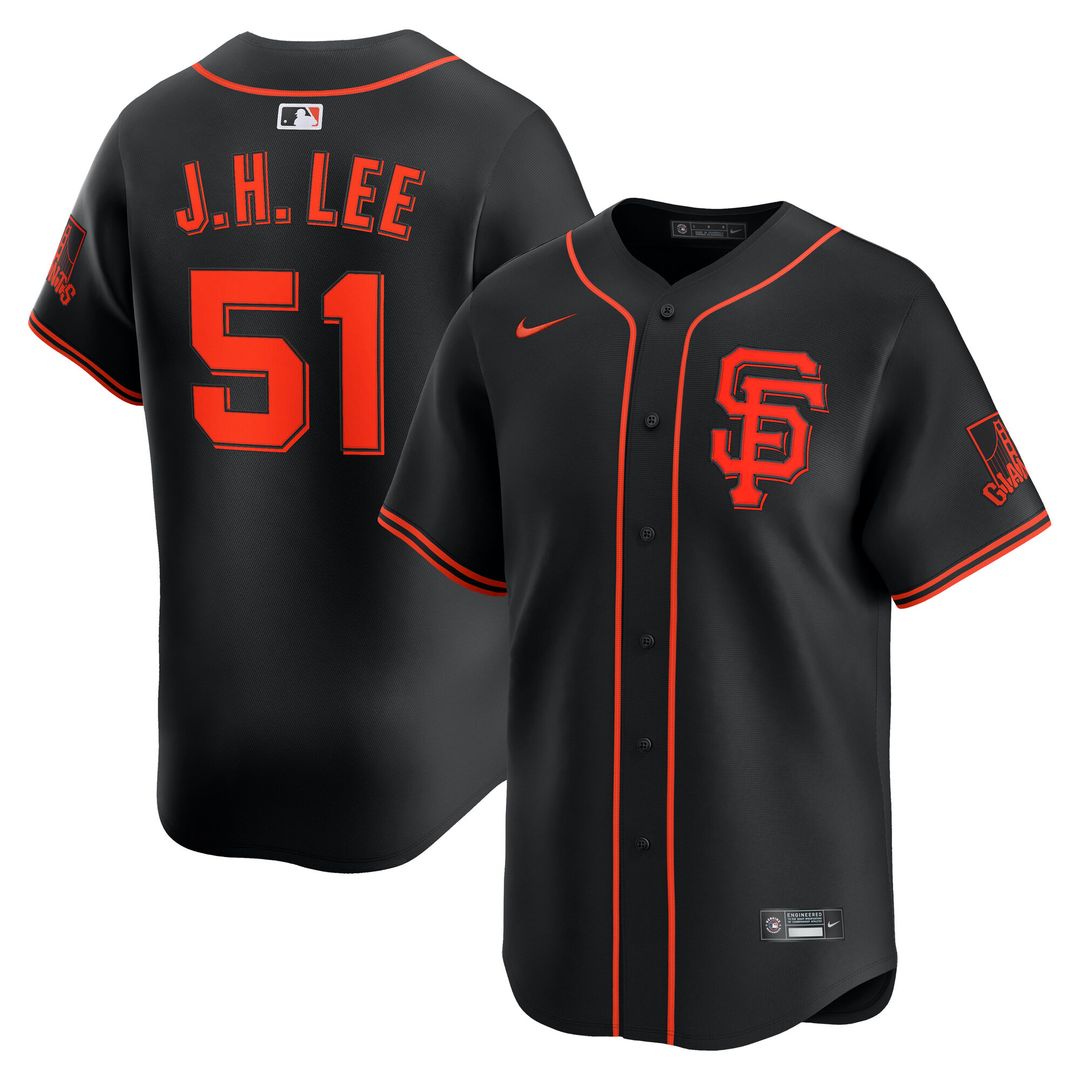 San Francisco Giants Jung Hoo Lee Nike Alternate Limited Player Jersey - Black