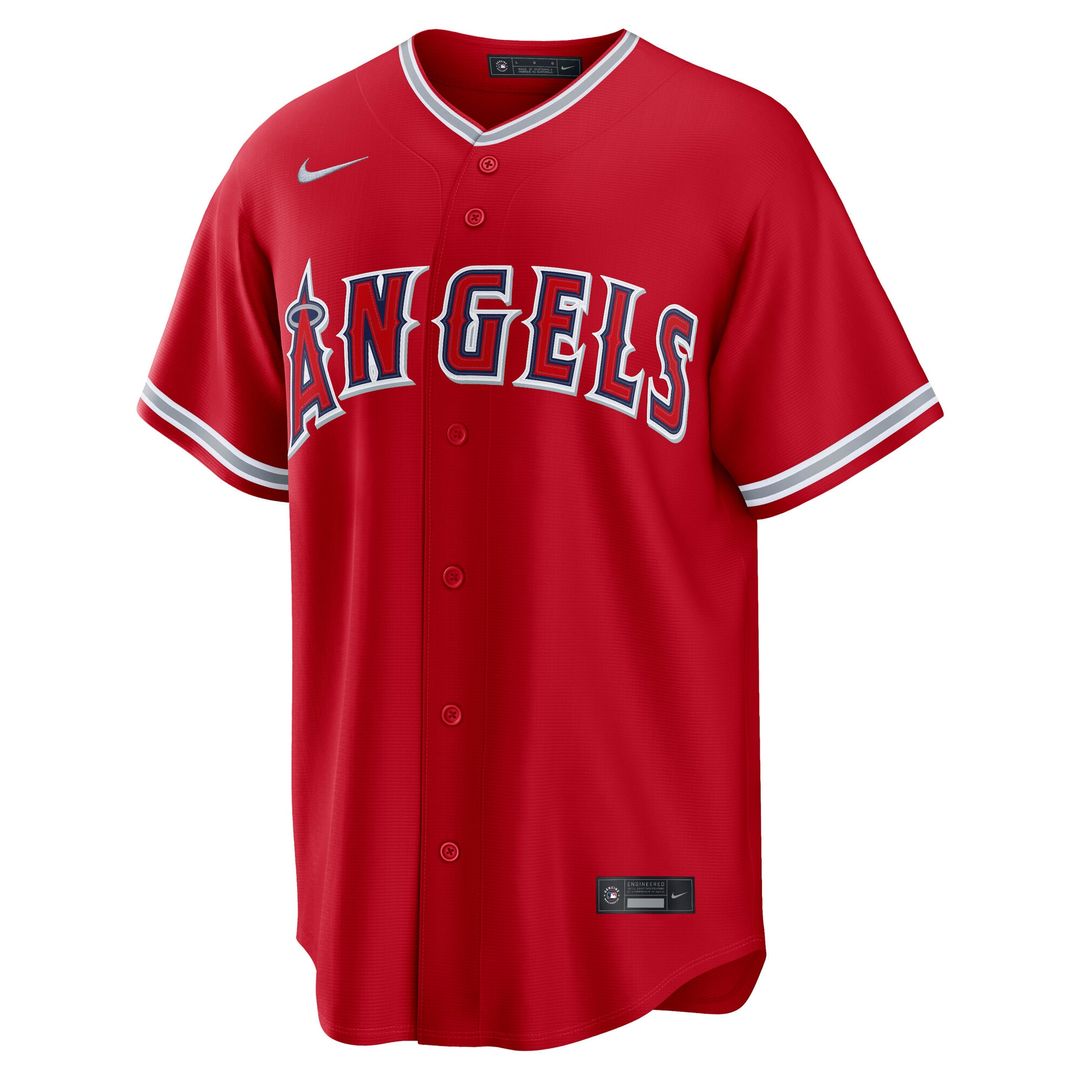 Los Angeles Angels Mike Trout Nike Alternate Replica Jersey - Red