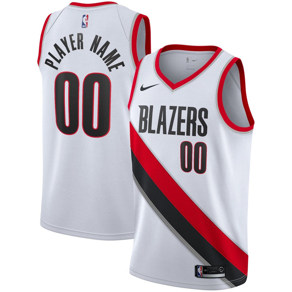 Portland Trail Blazers Nike 2020/21 Swingman Custom Jersey - Icon Edition - Black