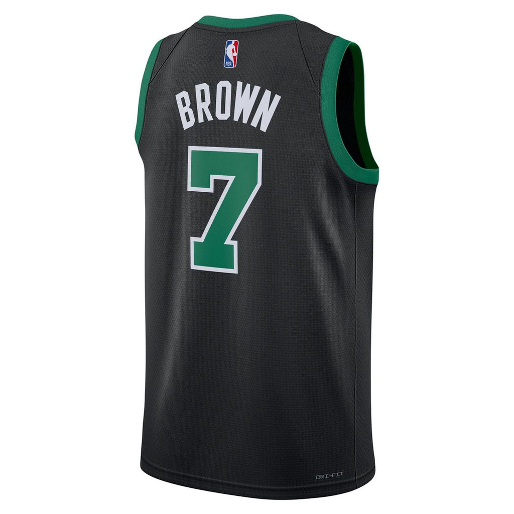 Boston Celtics Jaylen Brown Jordan Brand Unisex Swingman Jersey - Statement Edition - Black