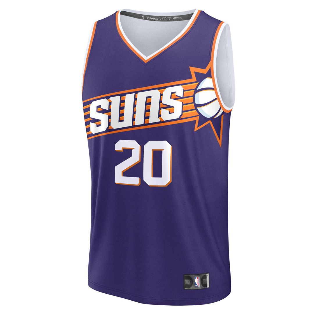 Phoenix Suns Rasheer Fleming Fanatics Youth Fast Break Replica Jersey - Purple - Icon Edition