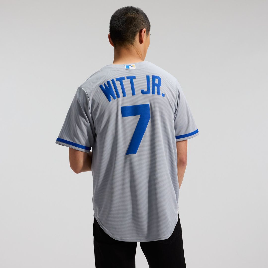 Kansas City Royals Bobby Witt Jr. Nike Road Replica Jersey - Gray