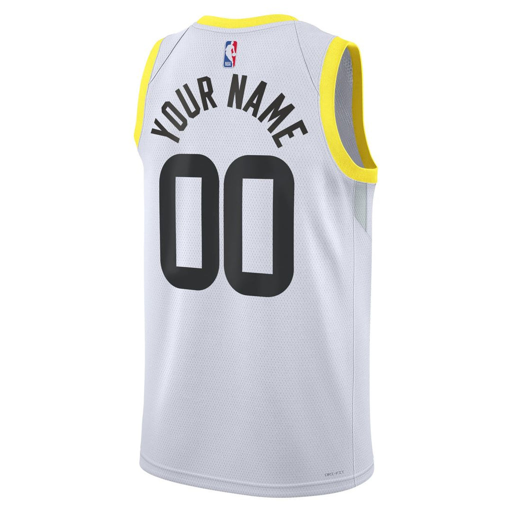 Utah Jazz Nike Unisex Swingman Custom Jersey White - Association Edition