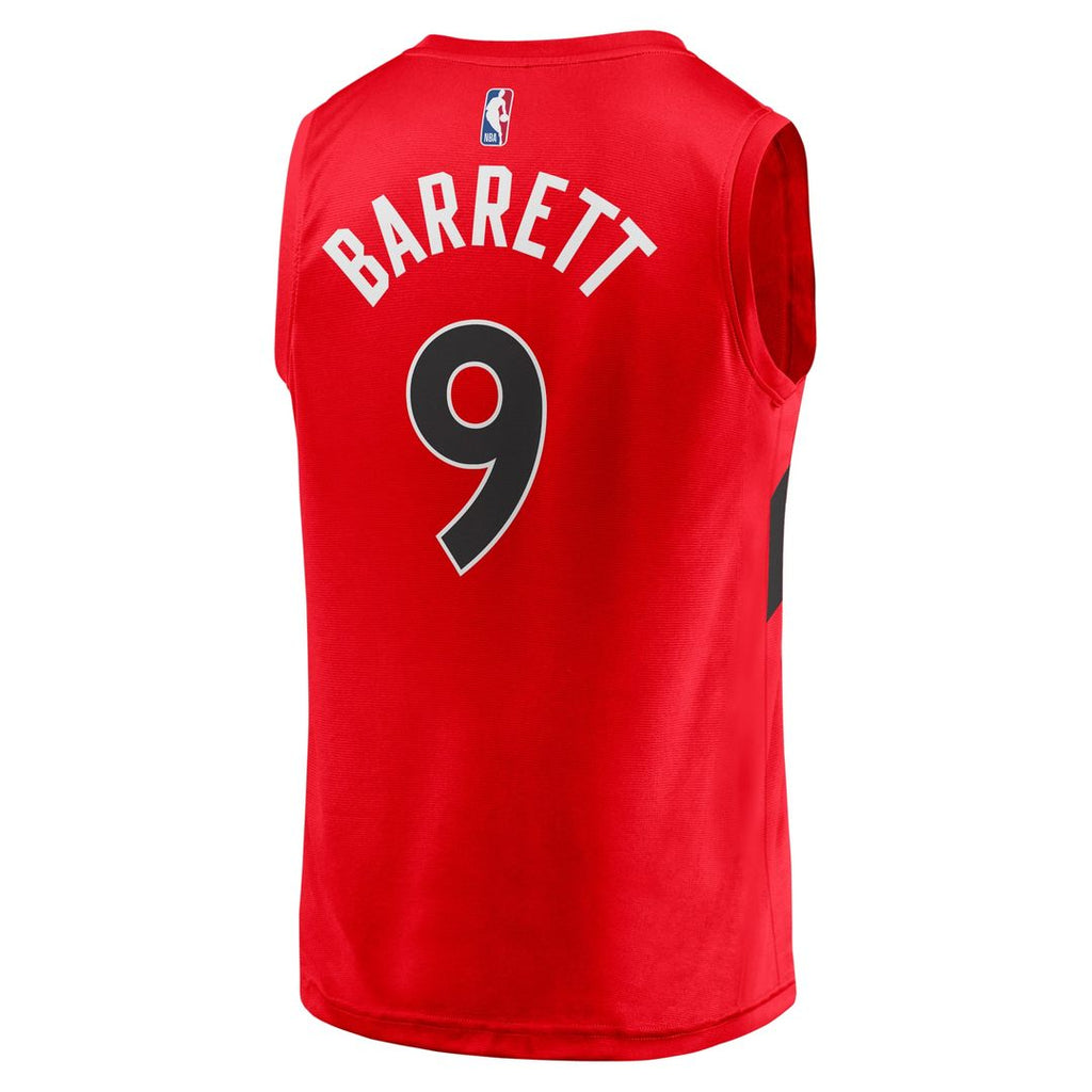 Toronto Raptors RJ Barrett Fanatics Fast Break Player Jersey - Icon Edition - Red